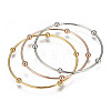 201 Stainless Steel Bangle Sets BJEW-O115-85-1-1