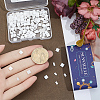 240Pcs 2-Hole Opaque Glass Seed Beads SEED-SC0001-62A-3