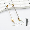 Plastic Dangle Earrings EJEW-WH0033-17B-1