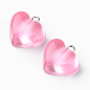 Transparent Resin Pendants X-RESI-R429-30C-2