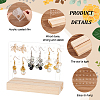 Transparent Acrylic Earring Diaplay Stands EDIS-WH0029-80B-4