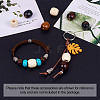 Craftdady Natural Wood Beads WOOD-CD001-03-LF-35