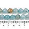 Natural Dragon Veins Agate(Dyed & Heated) Beads Strands G-M437-C01-01S-5