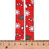 5 Yards Christmas Polyester Printed Grosgrain Ribbon OCOR-A008-01H-4
