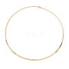 3MM 201 Stainless Steel Wire Choker Necklace NJEW-Z098-04G-2