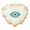 Zinc Alloy Enamel Pendants ENAM-Z013-02C-1