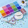 DIY Seed Beaded Bracelet Making Kit DIY-YW0005-66-6