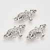 Tibetan Style Alloy Pendants X-TIBEP-T009-28AS-RS-1