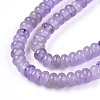 Dyed Natural White Jade Beads Strands X-G-T139-57A-08-3