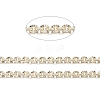 Flat Brass Textured Cable Chains CHC-I030-01G-1