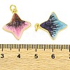 Brass Enamel Pendants KK-S401-14G-3