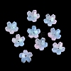 Dyed & Heated Glass Bead Caps GLAA-Z019-03R-1