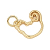 Brass Charms KK-S527-19G-2