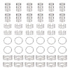 120Pcs 4 Styles Iron Dreadlocks Beads Hair Decoration FIND-TA0005-09S-1