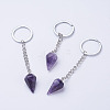 Natural Amethyst Keychain KEYC-E023-07D-1