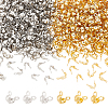 300Pcs 6 Style Brass Bead Tips KK-BC0010-01-1
