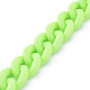 Handmade Opaque Acrylic Curb Chains AJEW-JB00662-05-2