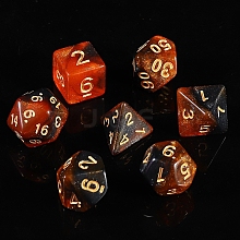 Acrylic Polyhedral Dice Set PW-WG37169-02