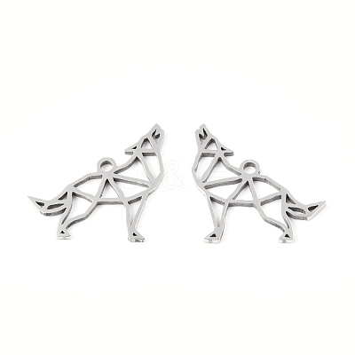 Non-Tarnish 201 Stainless Steel Pendants STAS-N091-164P-1