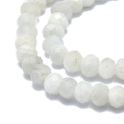 Natural Rainbow Moonstone Beads Strands G-F715-086-1