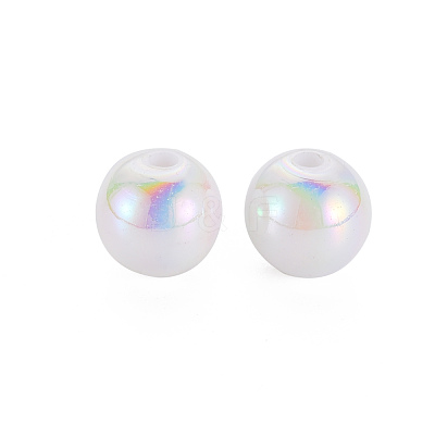 Opaque Acrylic Beads MACR-S370-D10mm-01-1