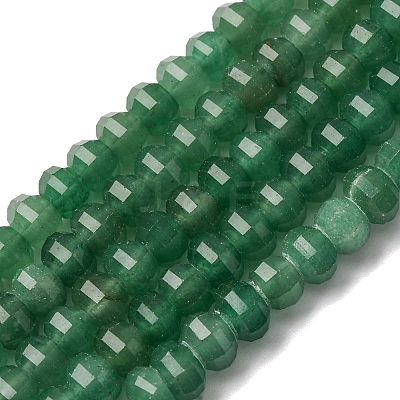 Natural Green Aventurine Beads Strands G-P587-D14-02-1