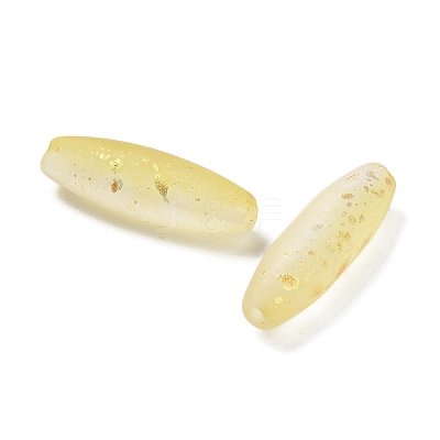 Frosted Glass Beads FGLA-L001-001J-1