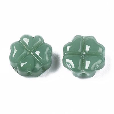 Spray Painted Glass Beads GLAA-N035-019-A01-1