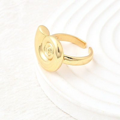 Brass Cuff Rings for Women LS-RJEW-F184-08G-G-1