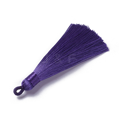 Polyester Tassel Pendants FIND-I009-B26-1