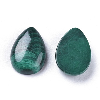 Natural Malachite Cabochons G-R476-03-1