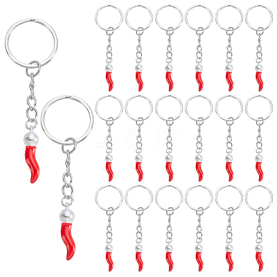 20Pcs Alloy Enamel Keychain KEYC-HY00022-1