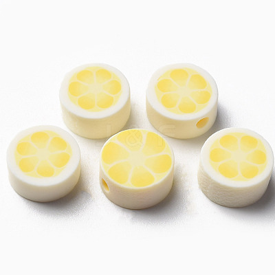 Handmade Polymer Clay Beads CLAY-T020-14C-1