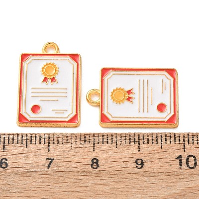 Graduation Season Alloy Pendants AL-B001-01G-B-1