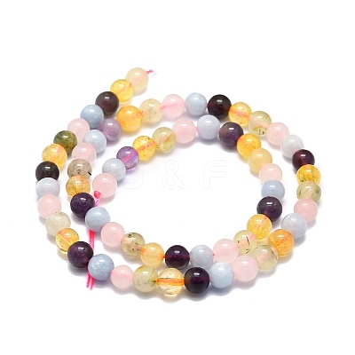 Natural Mixed Gemstone Beads Strands G-E576-06A-1