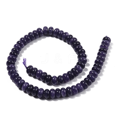 Dyed Natural White Jade Beads Strands G-G107-A13-01-1