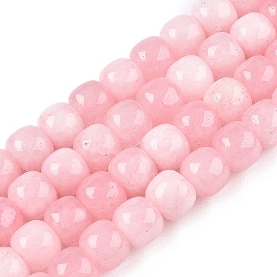 Dyed Natural White Jade Beads Strands G-T138-S17-1