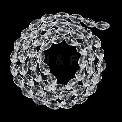 Transparent Glass Beads Strands EGLA-N013-T6mm-D01-1