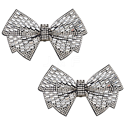 Rhinestone Bowknot Shoe Decoration FIND-FG0002-01-1
