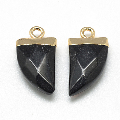 Natural White Jade Pointed Pendants G-Q966-01-1