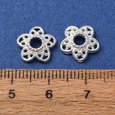 Tibetan Style Alloy Bead Caps LS-K0P34022-1