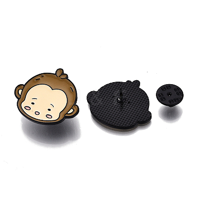 Monkey Enamel Pin JEWB-N007-187-1