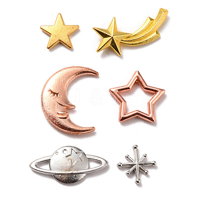 Universe Themed Alloy Cabochons FIND-CA0003-14-1