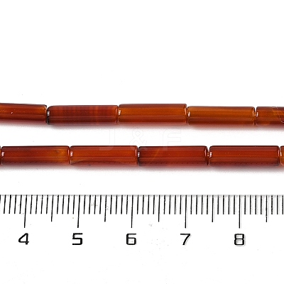 Natural Red Agate(Dyed & Heated) Beads Strands G-H087-H02-01B-1