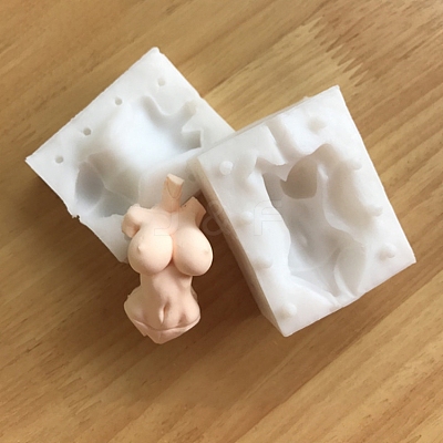 DIY Silicone Craft Doll Body Mold DIY-I082-09-1