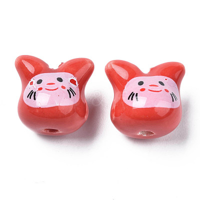 Handmade Porcelain Beads PORC-T007-04J-1