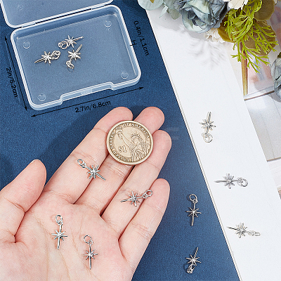 20Pcs Brass Pendants KK-BBC0024-66-1