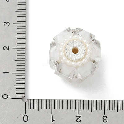 Transparent Acrylic Beads CLAY-NH0003-04S-01-1