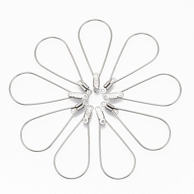 Tarnish Resistant 304 Stainless Steel Wire Pendants X-STAS-T051-003-1
