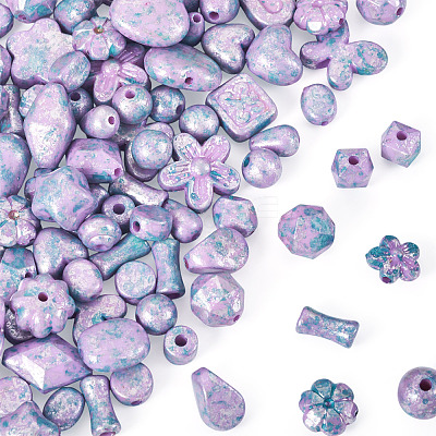 50G Opaque Acrylic Beads OACR-TA0003-85-1